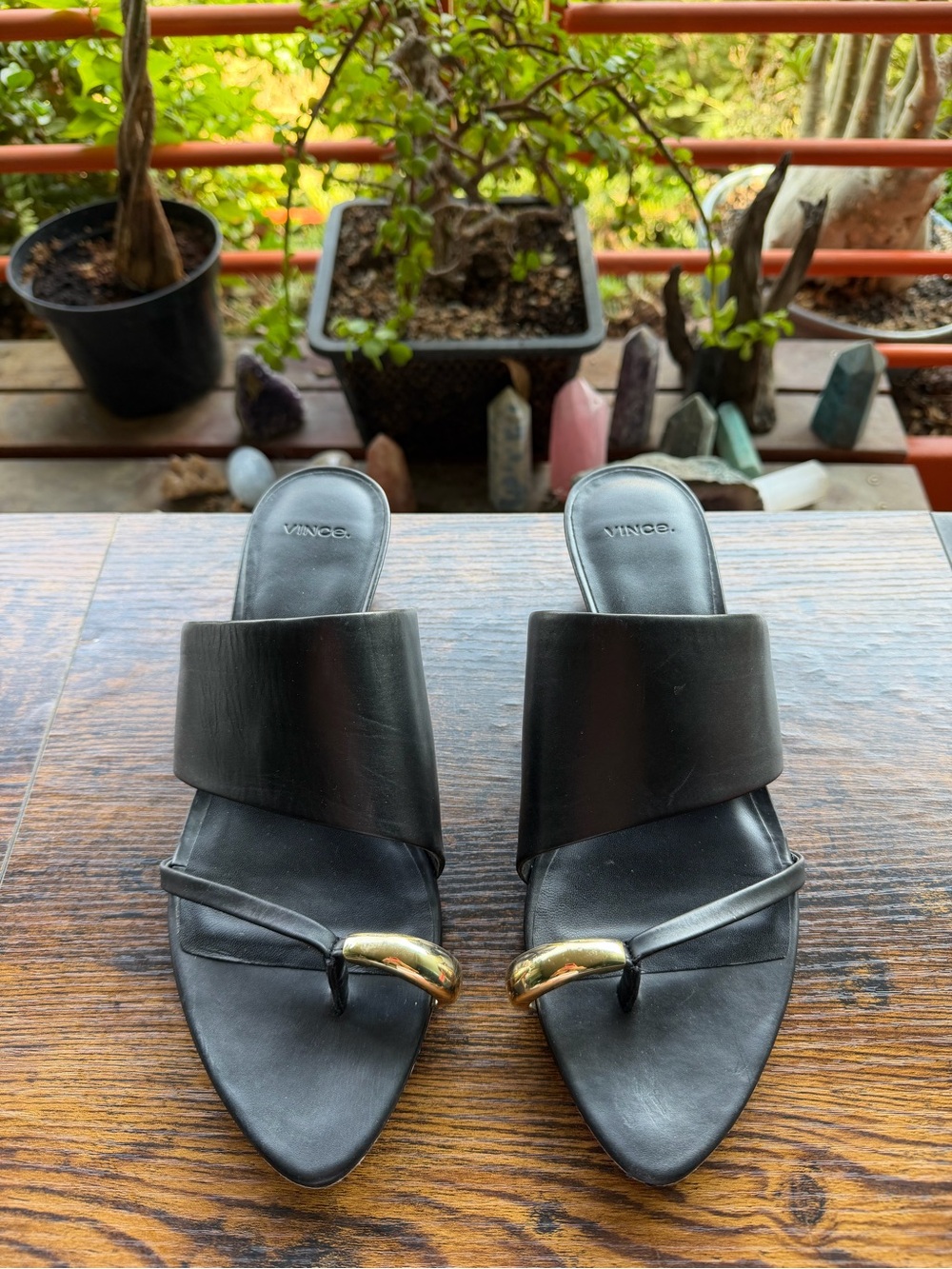 Vince Suzie Kitten Heel Flip Flops